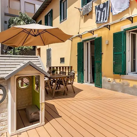 公寓 Thekeystudio, Viva Italia Con Giardino, In 2 Minuto Dal Mare 博尔迪盖拉